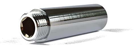 1/2 x 100mm Long Chrome Radiator Extension - Pack of 2