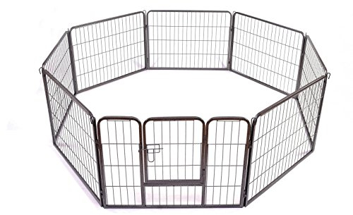Bc-elec 5663-1306 LAUFGITTER WELPENFREIGEHEGE WELPENAUSLAUF FREIGEHEGE HUNDEGEHEGE LAUFSTALL 80X60CM
