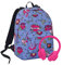 Zaino The Double, Swallow, Lilla, 29 Lt, 2in1 Reversibile, con cuffie Stereo Soft Touch abbinate