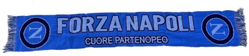Napoli SCIARPA UFFICIALE JAQUARD ACRILICO FORZA SCJNAFORAZBL