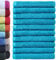 NatureMark 10er Pack Waschlappen | 100% Baumwolle | Frottier Seiflappen | Größe 30 x 30 cm | Frottee Seiftücher im 10er Pack Farbe: Türkis