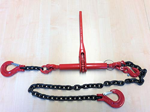 Cadena de Amarre de Clase 8, 1 Pieza, 8 mm, 2,5 m, Fuerza de Amarre (LC): 40 kN (4000 Dan = 4,0to).