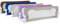 ib style® Finn Bettgitter | Reißfest & Stoßsicher | 4 Abmessungen | 4 Farben | Höhe: 42 cm | 180cm |Violett