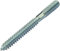 AERZETIX - C44771 - Satz von 10 Schraube mit doppelgewinde stockschrauben - stehbolzen für schraube - schraubstift - metall holz mit oder ohne dübel - Ø10x100mm - aus verzinktem stahl - farbe silber