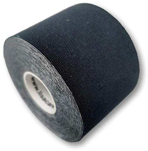 LisaCare Busen Tape schwarz - 1x Rolle Bruststraffungsband & 2 versch. Paare Nippelcover selbstklebend - Breast Lift (Schwarz)
