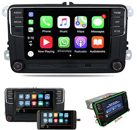 SCUMAXCON 6.5 Car Stereo Radio RCD360 RCD330 Carplay MirrorLink Bluetooth RVC USB SD RCD510/RCD310/RNS510 UPGRADE for VW GOLF MK5 6 PASSAT CADDY POLO EOS CC