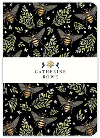 A5 Notebooks - HONEY BEE PATTERN - Gift Stationery