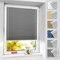 BelleMax Plissee ohne Bohren verdunkelung, Thermo Plisseerollo Klemmfix, Grau 90x120cm(BxH), Verdunklungsplissee 100% lichtundurchlässig für Fenster, Blickdicht Sichtschutz Sonnenschutz