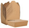 La Llareta Kraftpapier Lunchbox, 25 Stücke Kraftkarton Snackboxen, Take Away Box, Öl und Wasserdicht, für Sandwich, Käsekuchen, Burger (1000ml)