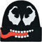 Concept One Damen Marvel Venom Intarsia Roll Down Cuff Beanie-Mtze, Schwarz, Einheitsgröße