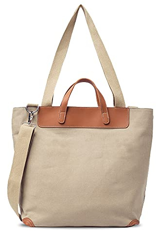 FANDARE Lona Bolsos de Mujer Mano Bandolera Mensajero Gran Bolso Hombro Cruzado para 12.9 Pulgadas Laptop Viaje Conmutar Trabajo Escuela Compras Crossbody Bag