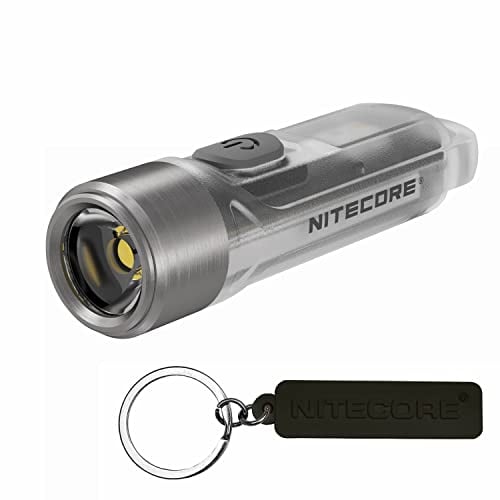 NITECORE Tiki Lampe de poche USB-C rechargeable EDC 300 lumens avec étiquette NITECORE