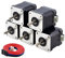 STEPPERONLINE Nema 17 Motor paso a paso 2A 55Ncm bipolar 1.8 grados 4 cables para impresora 3D CNC extrusora, paquete de 5