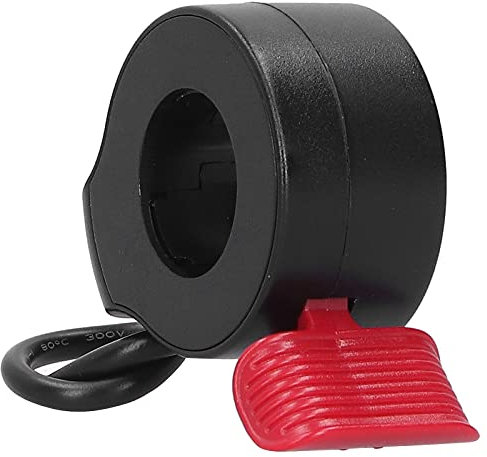 Gashebel für Elektroroller, Finger Throttle Booster für E Scooter Elektroroller Beschleuniger Fahrradzubehör Hallsensor Scooter Accelerator Grip für (Rot)