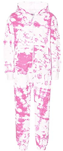 A2Z 4 Kids Plain Girls Boys Camouflage Onesie One Piece Super Soft - Fleece Onesie 250 Pink 9-10