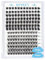 KevKev Lash Clusters 168 Pcs Cluster Lashes Eyelash Clusters DIY Cluster Eyelash Extensions Individual Lashes Thin Band & Soft(Tulip & Violet,D-mix)