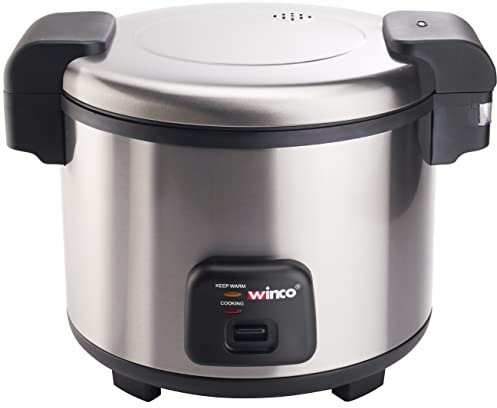Winco 30 Cup Commercial-Grade Electric Rice Cooker, s