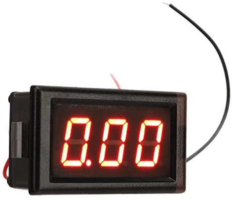 Headerbs Amperometro Digitale a LED, Sensore Hall Amperometro Display Digitale a LED 50A Misuratore di Corrente per Veicoli Ad Alta Precisione