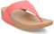 Fitflop Femme Tige d'orteil en Cuir Lulu Sandale, Rosy Coral, 43 EU
