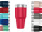 Mi Ko Mi Ka Taza Termo Café y Te para Llevar en Mano o en Coche - Taza Térmica de Acero Inoxidable Asa Tapa (900ml, Fucsia)