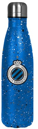 FOCO Offizielles Lizenzprodukt Club Brugge KV Fußball-Wasserflasche mit Farbspritzer 500 ml