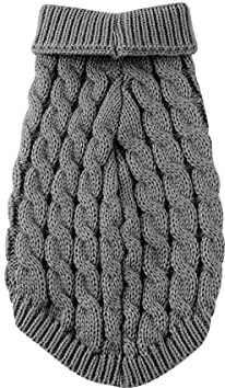 Rumyve Knitted Jumper and Warm Dog Sweater,Classic Turtleneck Knitted Dog Sweater,Dog Winter Clothing for Small and Medium Sized Dog Pet Clothing(S)