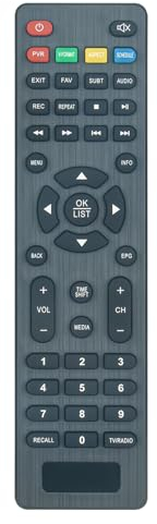 ALLIMITY Fernbedienung Ersatz passend für Oakcastle ElectriQ TV Box eiQ-CV49UHDT2SM, eiQ-CV55UHDT2SM, eiQ-CV65UHDT2SM, SB100, SB110, SB200