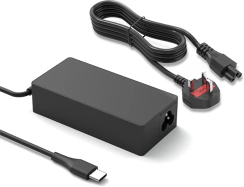 Lenovo ThinkPad Laptop Charger,USB C Laptop 65W Fast Charging Charger for Lenovo ThinkPad X1/X13/T14S/L14,Yoga,Chromebook,IdeaPad Type C AC Adapter Power
