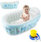 PandaEar Bañera inflable portátil para bebé con bomba de aire