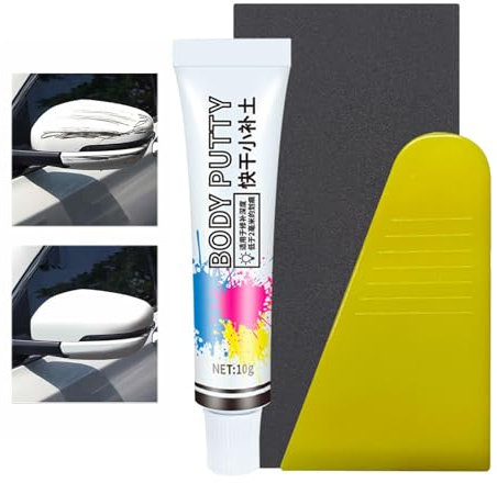 2-teiliges Auto-Kratzer-Entferner-Set | Schnell Trocknender Autolack-Kratzer-Reparaturfüller, Schnell Trocknendes Karosserie-Reparaturset Für Dellen, Kratzer Und Abblätternde Farbe