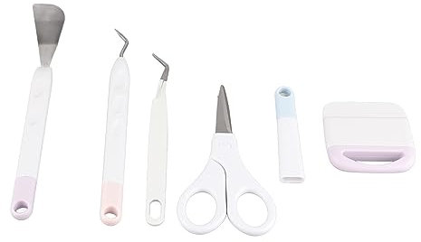 6-teiliges Jätwerkzeug-Set für Cricuts, Schaber, Schaufel, Schere, Looper, Pinzette, Cricuts-Spatel für Heimwerker, Zuhause, Klassenzimmer