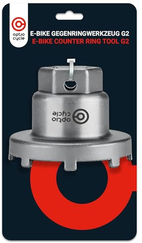 Optio Cycle Tretlager Werkzeug für Bosch Lockring Gen 2 – Hochwertiges Tretlagerschlüssel für E-Bike Tretlager | Werkzeug & Kurbelabzieher Fahrrad | Bosch Spider Tool