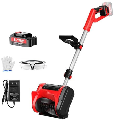 Fraise à neige électrique 3300 tr/min - Distance de lancer : 8 m - Pelle à neige pour la maison, l'usine, l'entretien des routes urbaines,brushlessmotor-1 * 4500mah