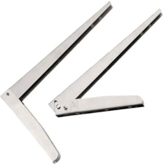 Angoily Klappbare Regalhalterung Aus Stahl Wandhalterung Für Böden Belastbare Klappregalhalterung Einfach Zu Montieren Verwenden