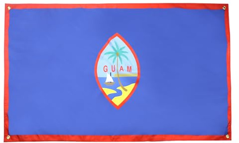 AZ FLAG Bandiera Guam 150 x 90 cm con 4 occhielli, bandiera americana per balcone o parete