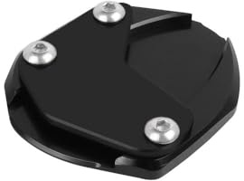 Für Honda GB350 GB350S 2021-2024 Motorrad Kickstand Fuß Seitenständer Vergrößerer Verlängerungspolster Stützplatte(Black)