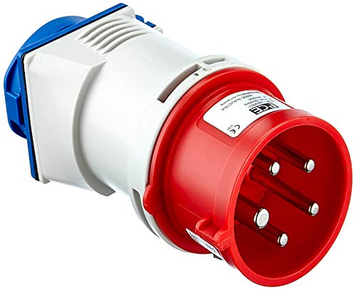 PCE 47422L Caravan-Adapter 5-polig,1xCEE 16A, 1x Schuko 16A