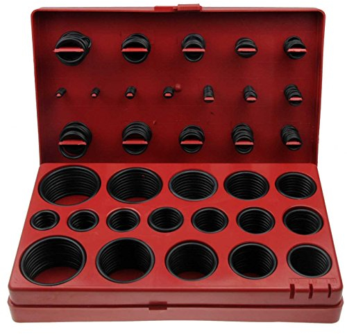 ALKAN - O-Ring dichtring Dichtung Sortiment ø 3-50 mm Spezial Öl,- Benzin,- und Säurebeständig 419 tlg. (im Aufbewahrungsbox/Sortimentsbox)