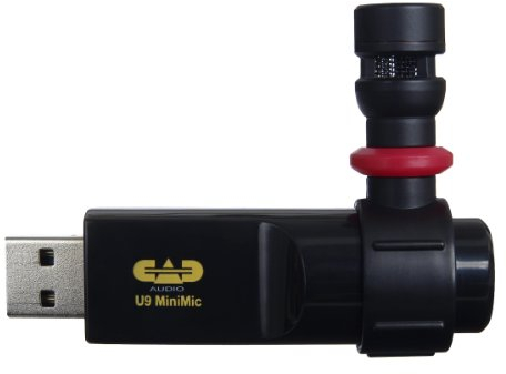 CAD AUDIO U9 - Micrófono de condensador (conector USB), color negro
