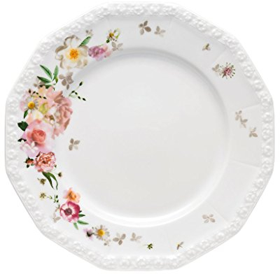 Rosenthal 10430 – 407165 – 10226 Maria – Pink Rose Piatti Piani, 26 cm