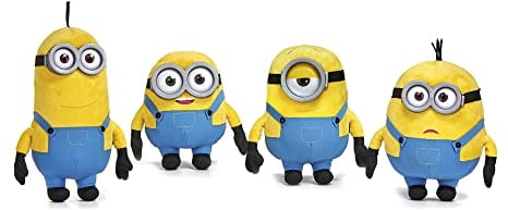 MINIONS Peluche de Bob, Kevin o Stuart (28 cm Aprox.)