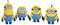 Minions Despicable Me Ragazzi Peluche Minions Bob 28 cm – Giallo –