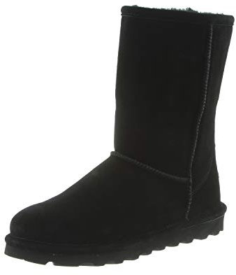 Bearpaw Elle Short, Women’s Slouch Boots, Black Black Ii 011, UK 3