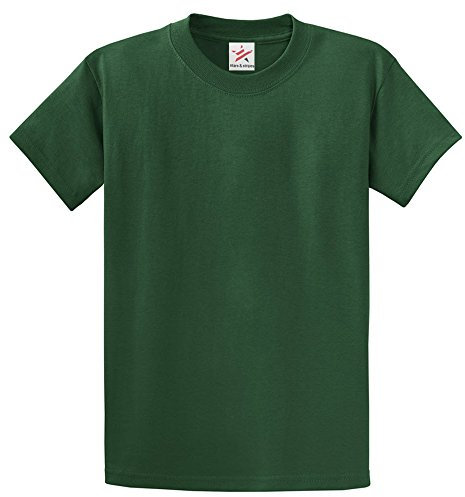 Star and Stripes Plain Bottle Green T Shirt Unisex Tshirts Bottle Green X Large 100% Rich Soft Cotton T Shirt