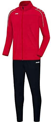 JAKO Herren Trainingsanzug Classico, Rot, XXL