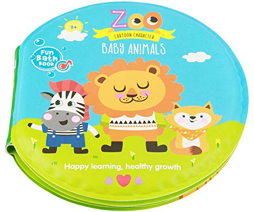 Baby Bad Bücher Zoo Tier Wasserdichte Reißfest Kleinkind Kunststoff Buch Frühe Pädagogische Badewanne Bücher Spielzeug für Kleinkinder Duschen