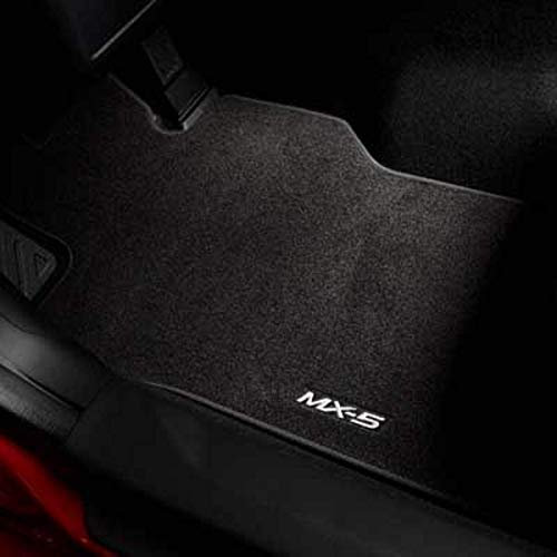 Mazda MX-5 ND Textilfußmattensatz BJ ab 2015*NEU* Schwarz mit MX-5 Logo, Velours, Faserflor 600 g/m², Soft Top / RF