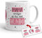 Kembilove Taza la Mejor Madre del Mundo – Taza con Mensaje Mamá contigo al Fin del Mundo – Regalo Hermana Original – Regalos Originales para cuñados – Tazas Originales para Familiares