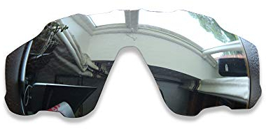 PolarLens Polarisierte gl盲ser f眉r Oakley Jawbreaker - kompatibel mit Oakley Jawbreaker Sonnenbrille Gr. Einheitsgr枚脽e, silber