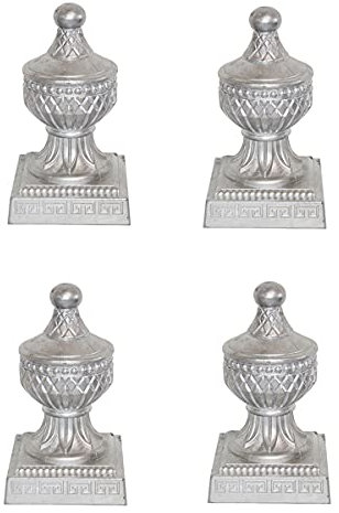 CLLX 4 X Chapeau Poteau Bois Chapeau Poteau Bois en Forme De Pyramide en, D'aluminium, pour Poteaux en Bois,150x150mm
